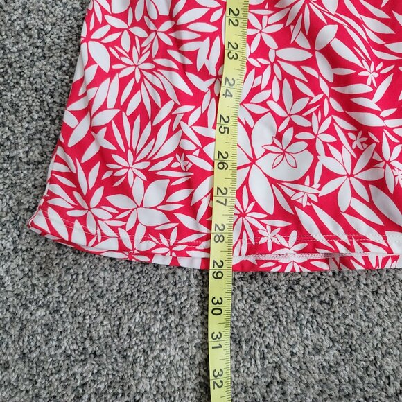 Kim Rogers Belk Women's Tummy Control Shape Support Swim Suit Medium Rose/White. - Picture 6 of 10